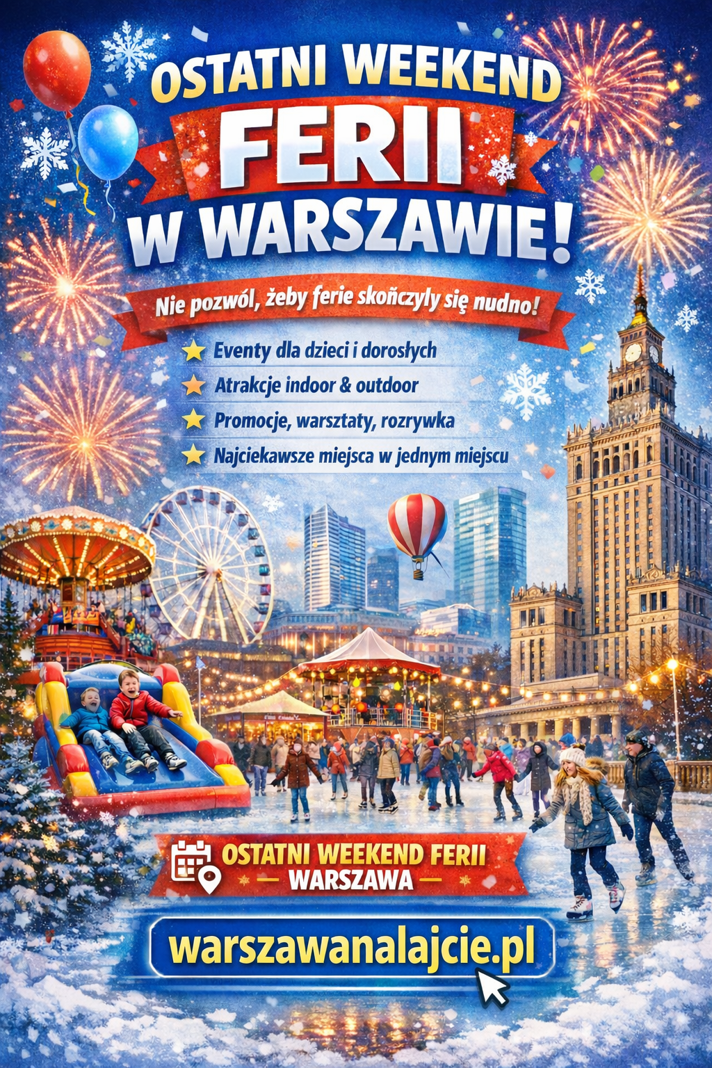 ostatni weekend ferii w w awarszawie