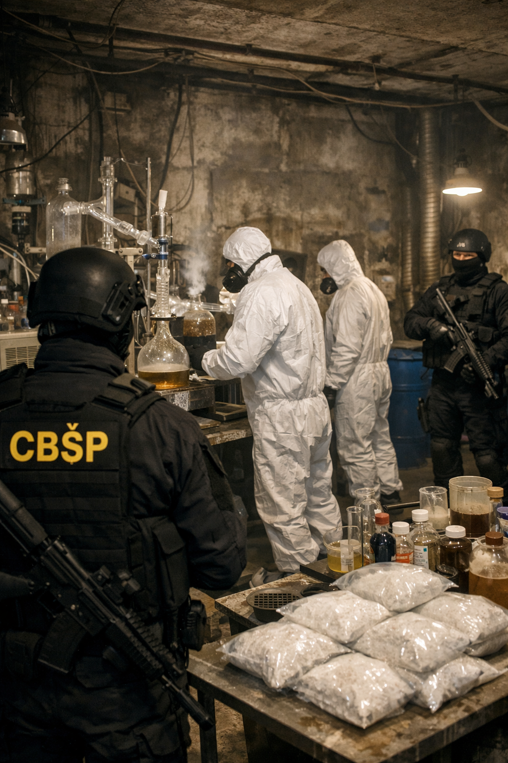 CBŚP likwiduje produkcje narkotyków