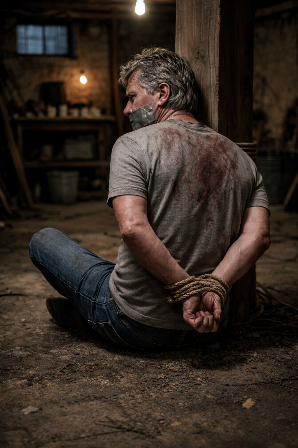 uwieziony mężczyzna