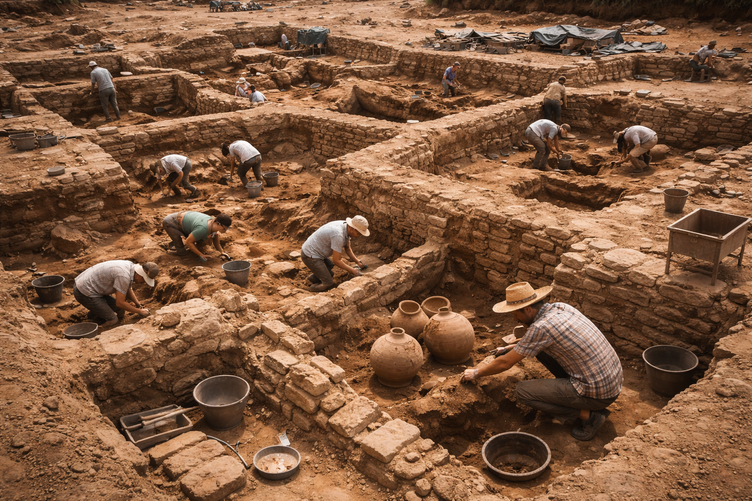 wykopaliska archeologiczne