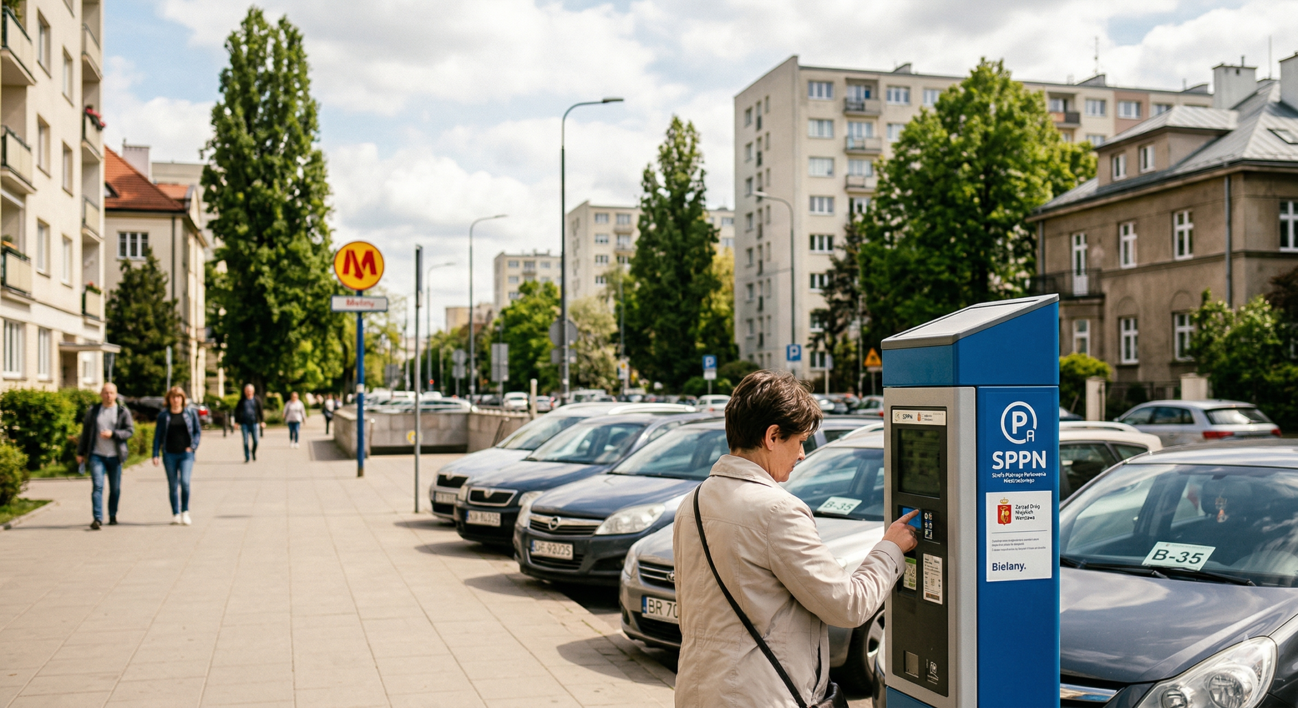 Strefa płatnego parkowania na bielanach
