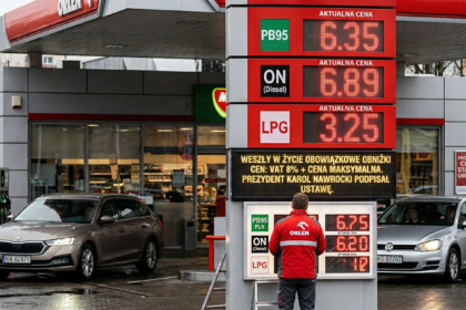 obnizka cena na stacji paliw