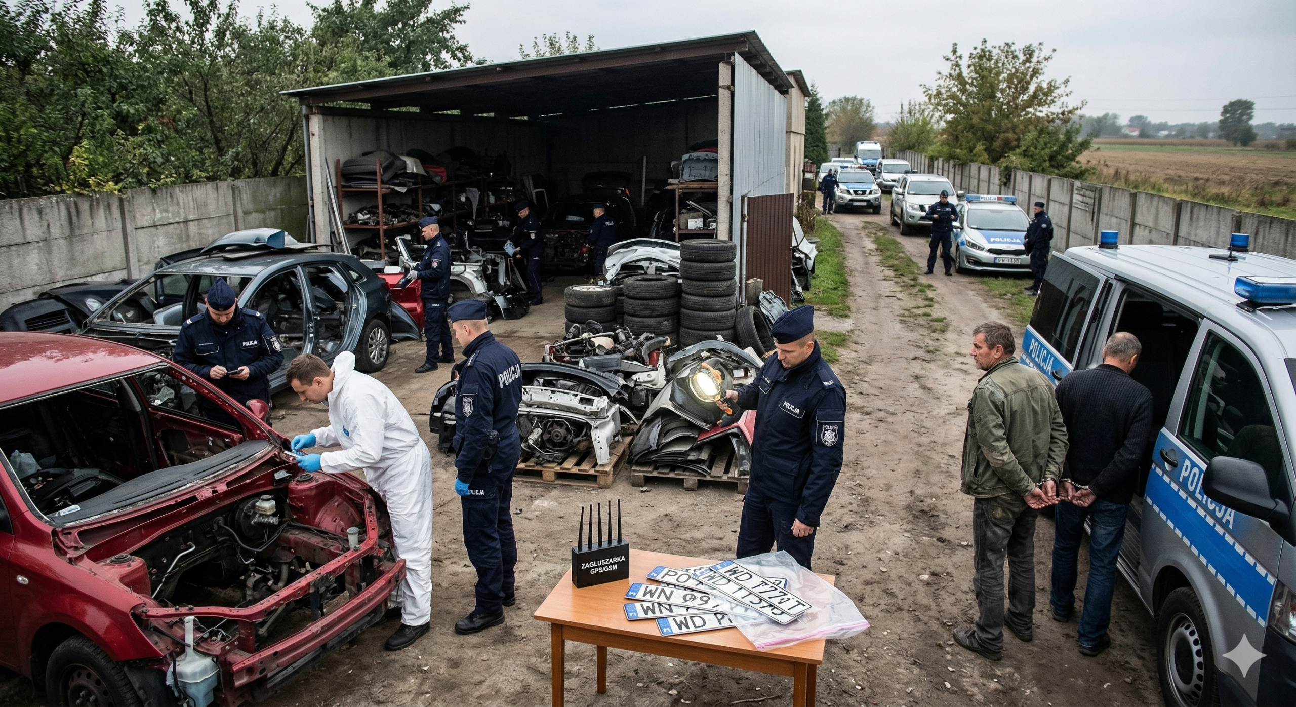 rozbita dziupla samochodowa