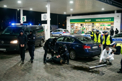 zatrzymanie na stacji obockrajowców